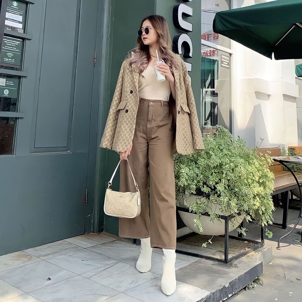 Celana Panjang Mozza Kulot Cullote Wanita